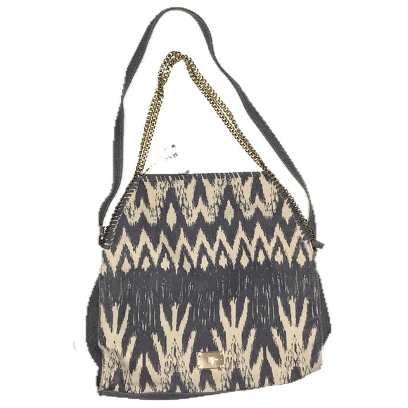 I.N.C International Concepts Canvas Chain Link Bag - Picture 1 of 8